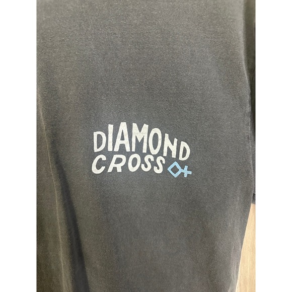 Jackson Hole Diamond Cross Ranch T Shirt Cowboy Graphic Tee - Picture 4 of 8